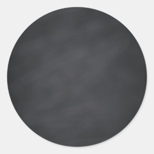 Blank Faux Chalkboard Customise Text Every Package Classic Round Sticker