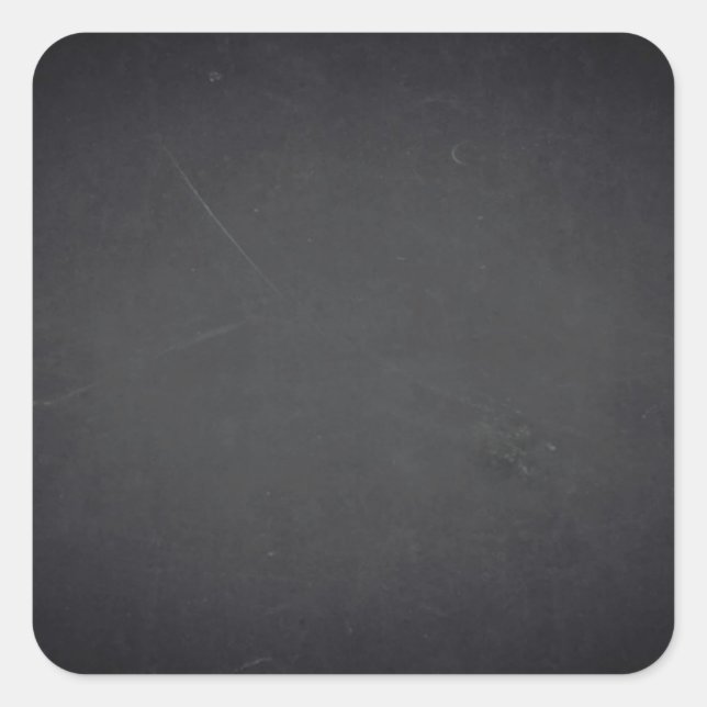 Blank Faux Chalkboard Customise Text Every Package Square Sticker (Front)