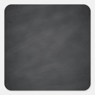 Blank Faux Chalkboard Customise Text Every Package Square Sticker