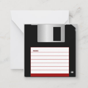 Blank Floppy Disc Card