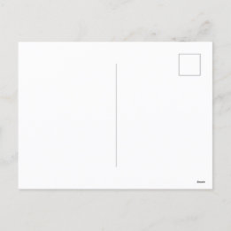 Blank Floral Postcard