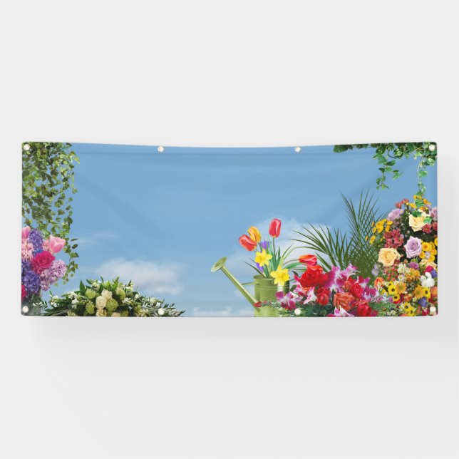 blank flower shop sale banner (Horizontal)