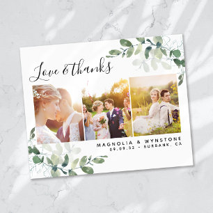 Blank for Your Message Personalized Photo Wedding