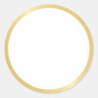 Blank Gold and White