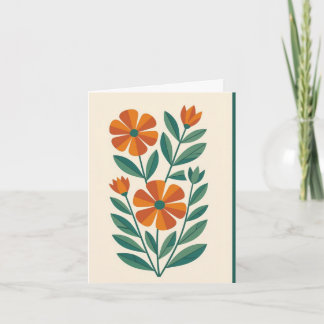 Blank Greeting Card