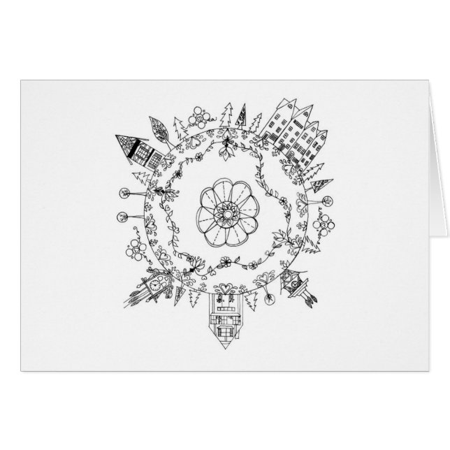 Blank Greeting Card (Front Horizontal)