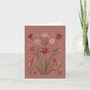 Blank Greeting Card