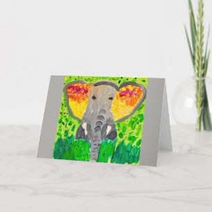 Blank greeting card for any occasion