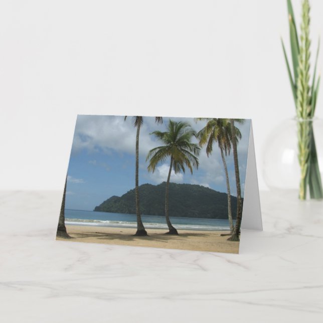 Blank Greeting Card - Tropical Escape! (Front)