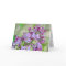 Blank greeting card with Lilac Flowers