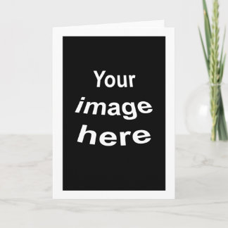Blank greetings card