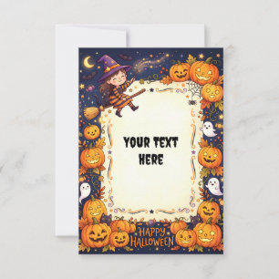 Blank Halloween Invitation Card 2026 #4