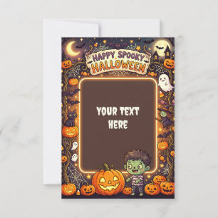 Blank Halloween Invitation Card 2026 #5