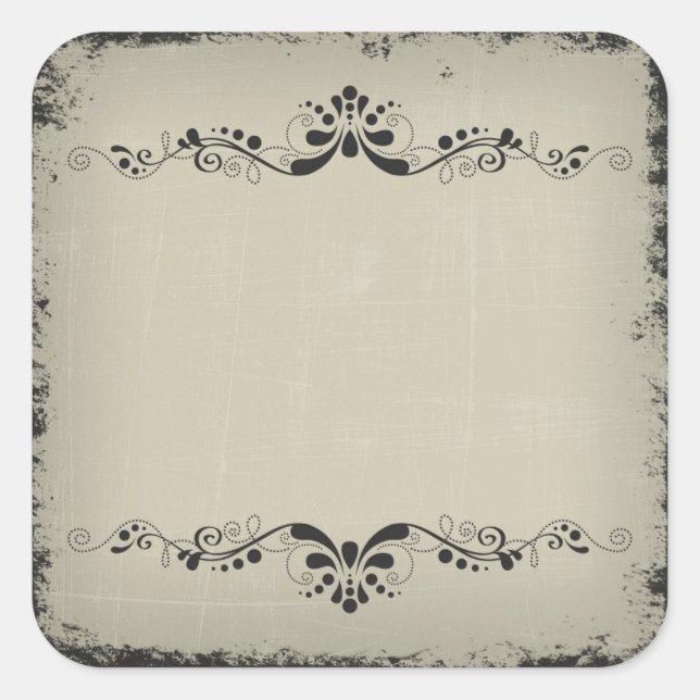 Blank Halloween Jar Sticker Label (Front)