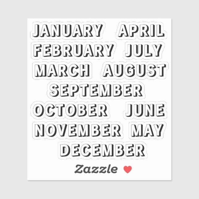 Blank Headings Monthly Headers Script Bujo Planner (Sheet)