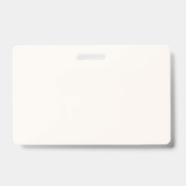 BLANK ID BADGE (Front)