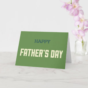 Blank Inside - Happy Father's Day Card