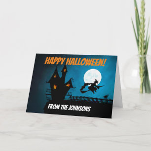 Blank Inside Happy Halloween Greeting Card