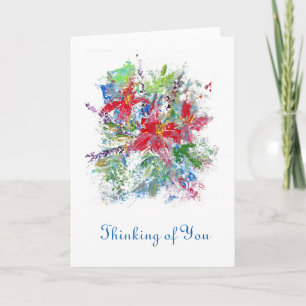 Blank Inside Thinking of You Card