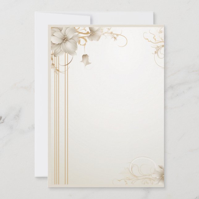 Blank invitation  (Back)