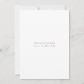 Blank Invitation | 5x7