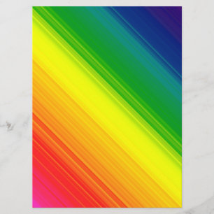 Blank Invitation, All Sizes, Gay Pride Rainbow Invitation