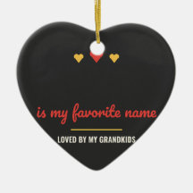 Blank Is My Favourite Name Personalised