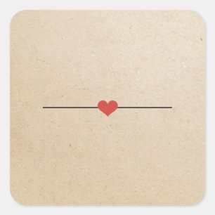 Blank kraft oval sticker