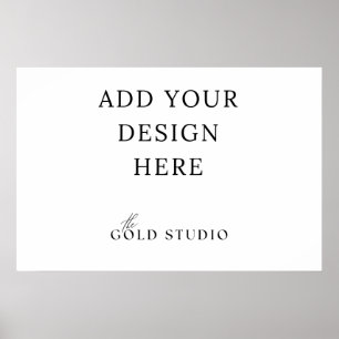 Blank Landscape Poster Template (20 x 30 inch)