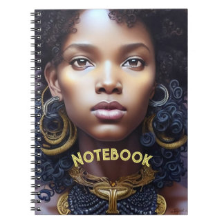 Blank Lined Spiral Notebook 6x9