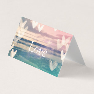 Blank "Love" Greeting Cards