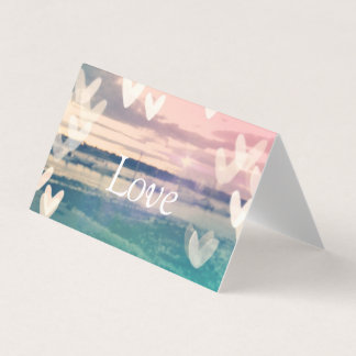 Blank "Love" Greeting Cards