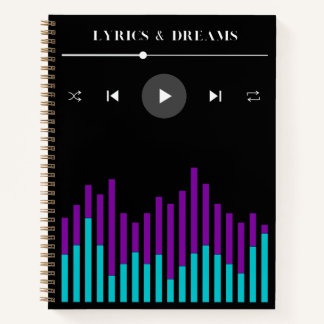 Blank Lyrics Notebook