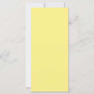 Blank Maize Coloured Card for Your Wedding Menu