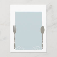 blank menu