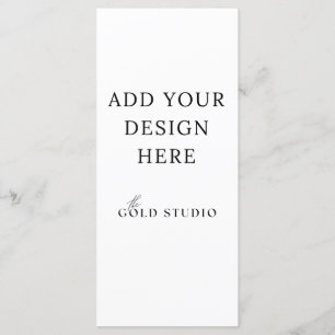 Blank Menu Template (4 x 9)