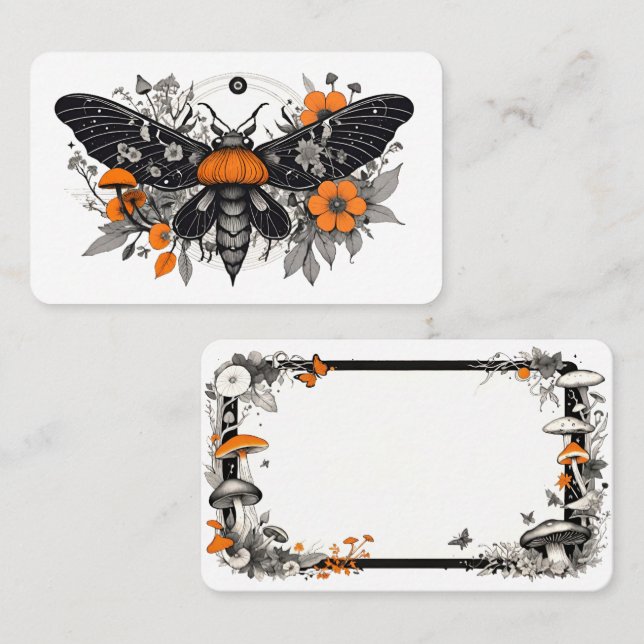 Blank Moth Oracle Cards (Front/Back)