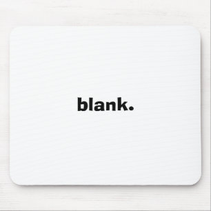 blank. mouse mat