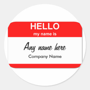 Blank Name Tag Templates