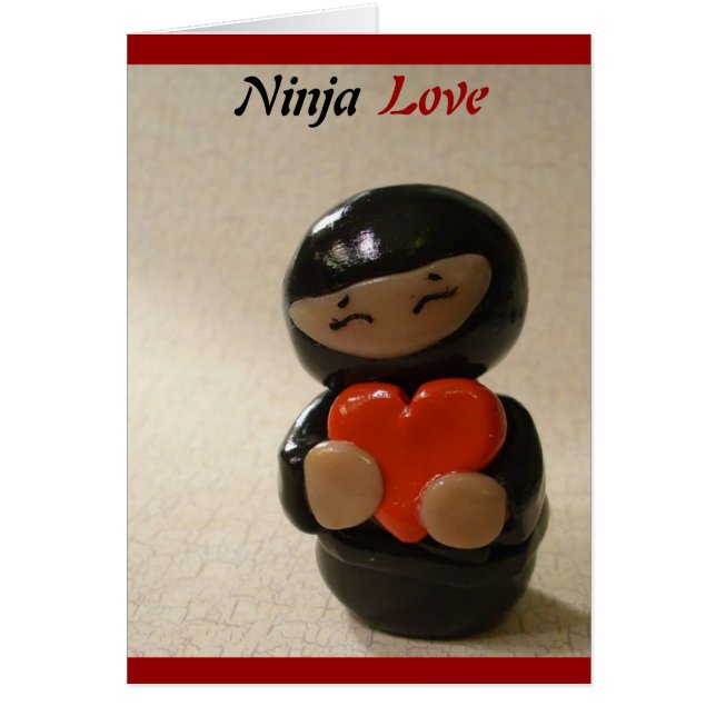 Blank Ninja Love Card (Front)