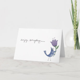blank note card