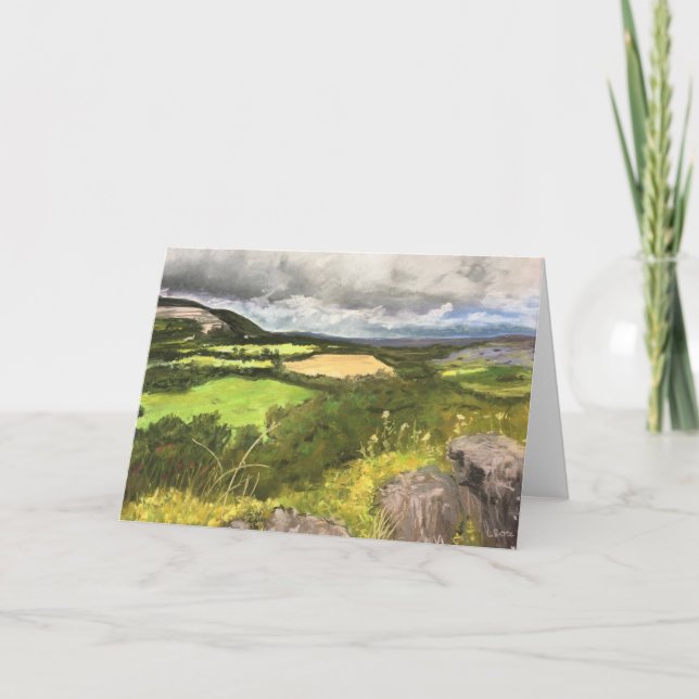 Blank Note Card 5 x 7 "County Clare Countryside" (Front)