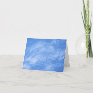 Blank Note Card—Blue Sky Clouds Card