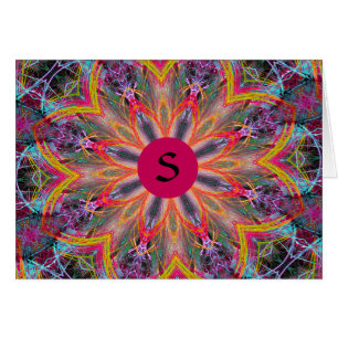 Blank Note Card Monogram S or Your Choice