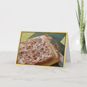 Blank Note Card Parmesan, Bacon & Walnut Focaccia