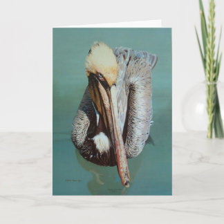 Blank Note Card - Pelican