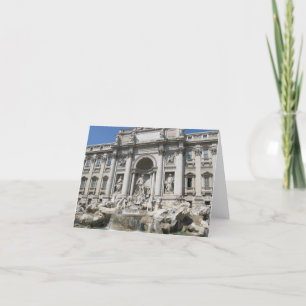 Blank Note Card—Trevi Fountain Card