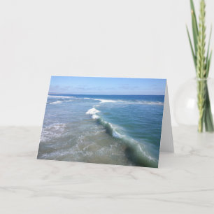 Blank note cards: Newport Beach Tide Card