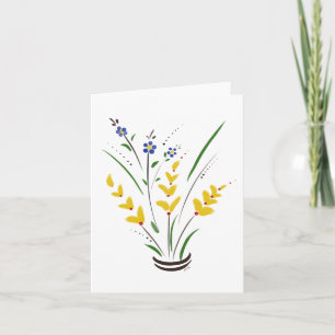 Blank notecard