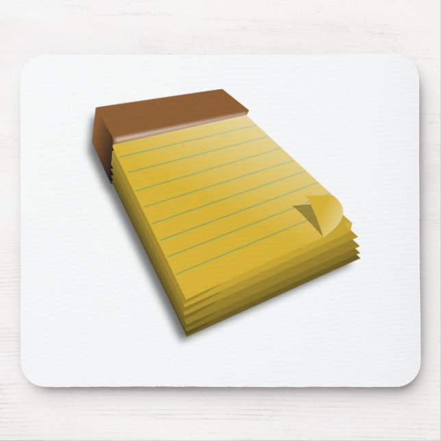 Blank Notepad Mouse Mat (Front)